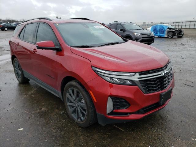 3GNAXMEV9NS105297 - 2022 CHEVROLET EQUINOX RS RED photo 4