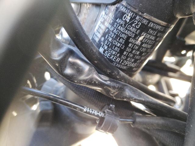 ML5EXER12PDAB1166 - 2023 KAWASAKI EX650 R GREEN photo 10