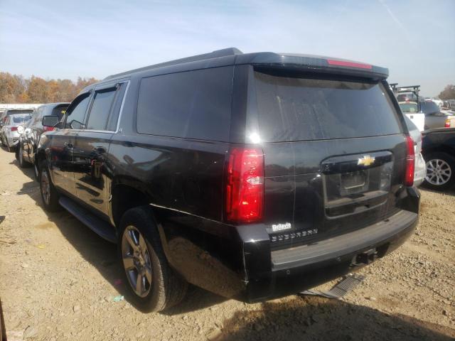 1GNSKHKC4GR289003 - 2016 CHEVROLET SUBURBAN K1500 LT BLACK photo 3