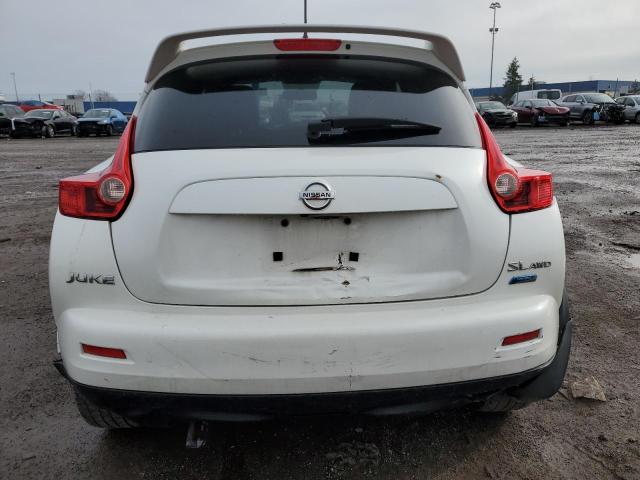 JN8AF5MV0DT209205 - 2013 NISSAN JUKE S WHITE photo 6