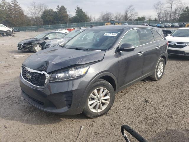 5XYPG4A37KG558046 - 2019 KIA SORENTO L CHARCOAL photo 1