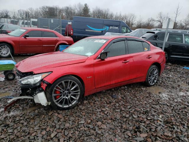 JN1FV7AR1HM870672 - 2017 INFINITI Q50 RED SP BURGUNDY photo 1