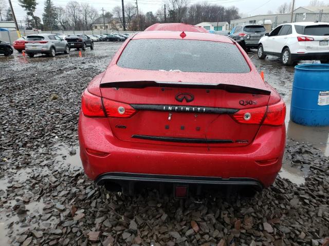 JN1FV7AR1HM870672 - 2017 INFINITI Q50 RED SP BURGUNDY photo 6