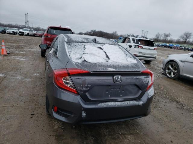 JHMFC1F30JX022404 - 2018 HONDA CIVIC EX GRAY photo 6