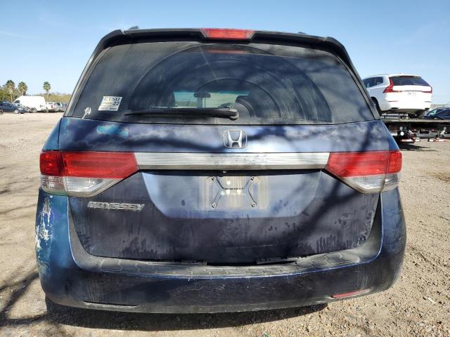 5FNRL5H26EB013040 - 2014 HONDA ODYSSEY LX BLUE photo 6