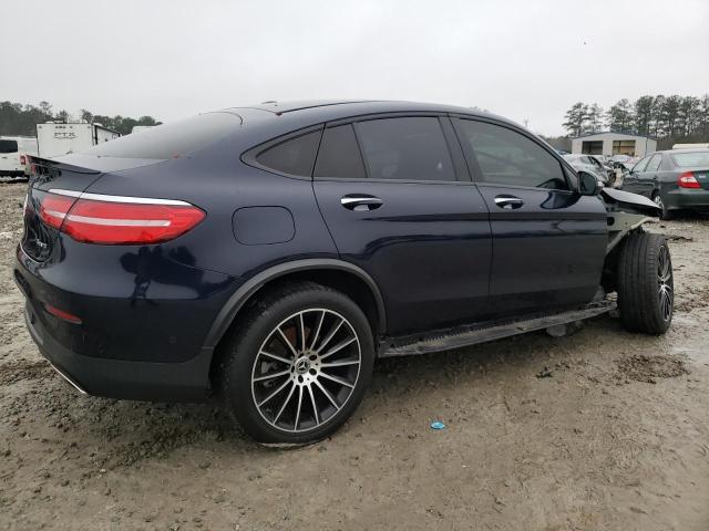 WDC0J4KB6KF598169 - 2019 MERCEDES-BENZ GLC COUPE 300 4MATIC BLUE photo 3