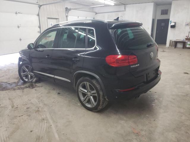 WVGUV7AX3HK023470 - 2017 VOLKSWAGEN TIGUAN SPORT BLACK photo 2