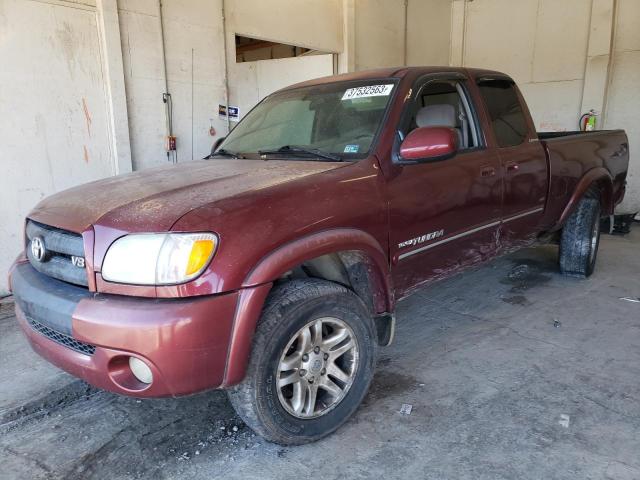 5TBBT481X3S416989 - 2003 TOYOTA TUNDRA ACCESS CAB LIMITED BURGUNDY photo 1