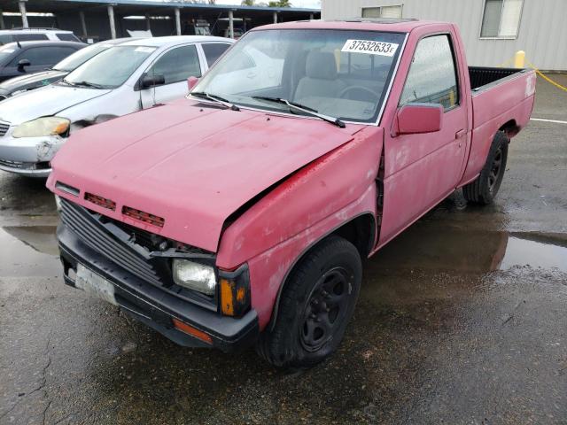 JN6HD11S0HW000602 - 1987 NISSAN D21 SHORT BED PINK photo 1