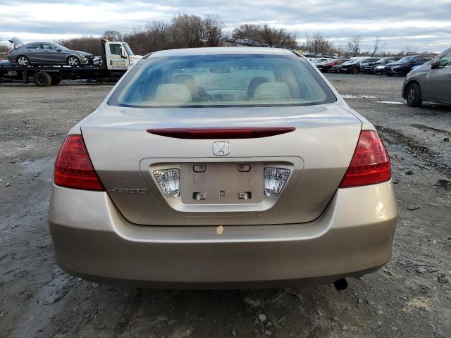 1HGCM56427A002914 - 2007 HONDA ACCORD LX GOLD photo 6