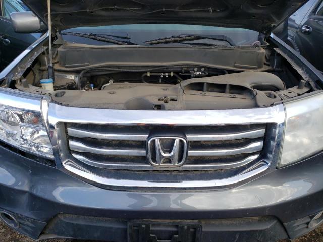 5FNYF4H79CB019887 - 2012 HONDA PILOT EXLN GRAY photo 12