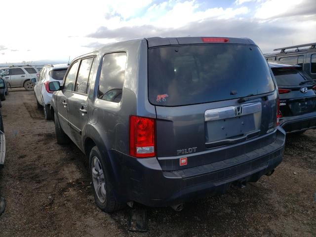 5FNYF4H79CB019887 - 2012 HONDA PILOT EXLN GRAY photo 2