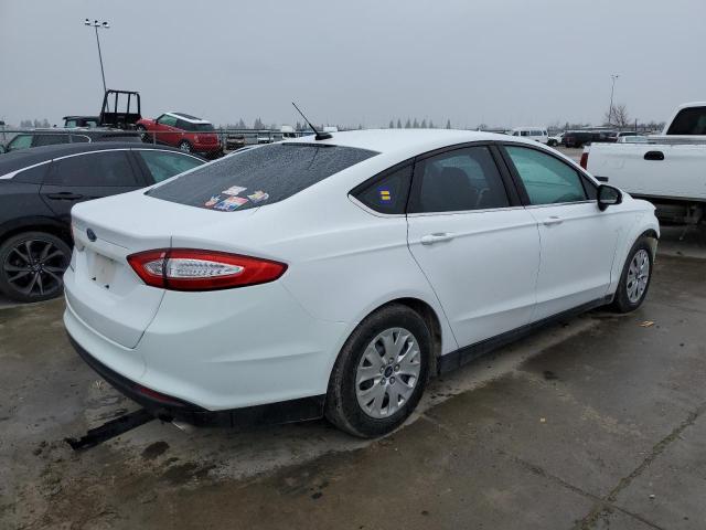 3FA6P0G78ER331575 - 2014 FORD FUSION S WHITE photo 3