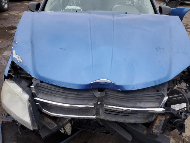 1B3LC56R08N603425 - 2008 DODGE AVENGER SXT BLUE photo 11