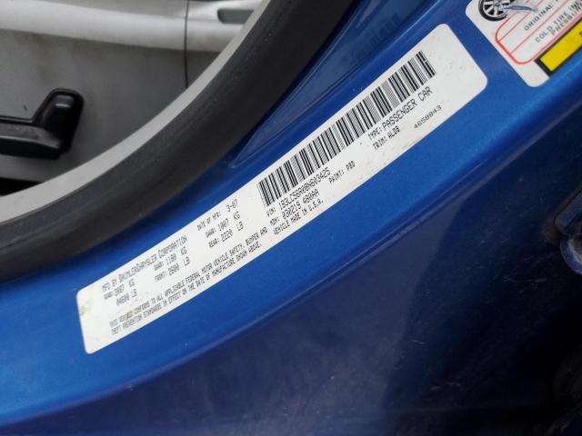 1B3LC56R08N603425 - 2008 DODGE AVENGER SXT BLUE photo 13