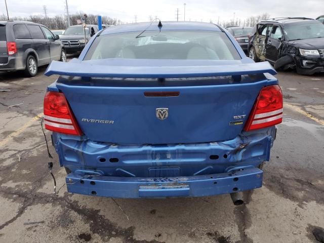 1B3LC56R08N603425 - 2008 DODGE AVENGER SXT BLUE photo 6