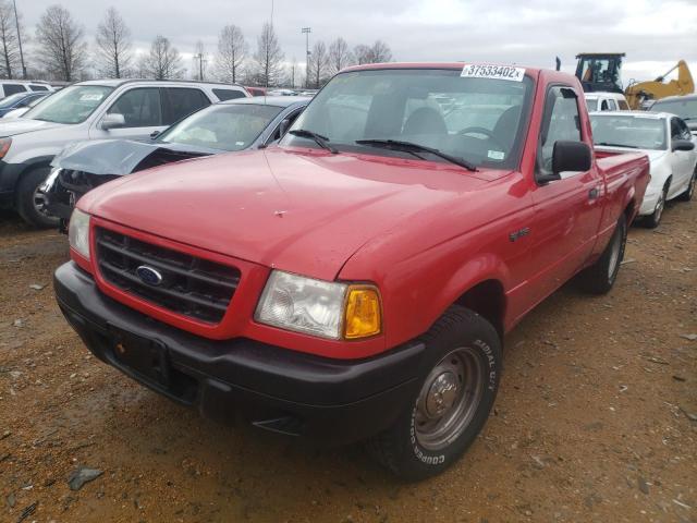 1FTYR10C21TA26043 - 2001 FORD RANGER RED photo 2