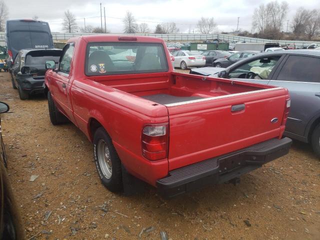 1FTYR10C21TA26043 - 2001 FORD RANGER RED photo 3