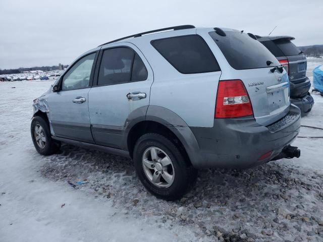 KNDJC736385775007 - 2008 KIA SORENTO EX BLUE photo 2