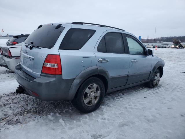 KNDJC736385775007 - 2008 KIA SORENTO EX BLUE photo 3