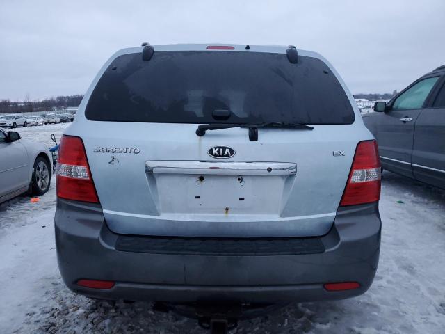 KNDJC736385775007 - 2008 KIA SORENTO EX BLUE photo 6