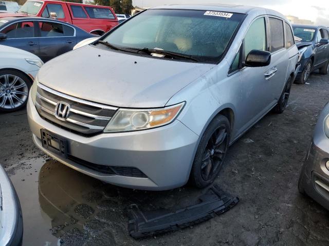 5FNRL5H68CB094560 - 2012 HONDA ODYSSEY EXL SILVER photo 1