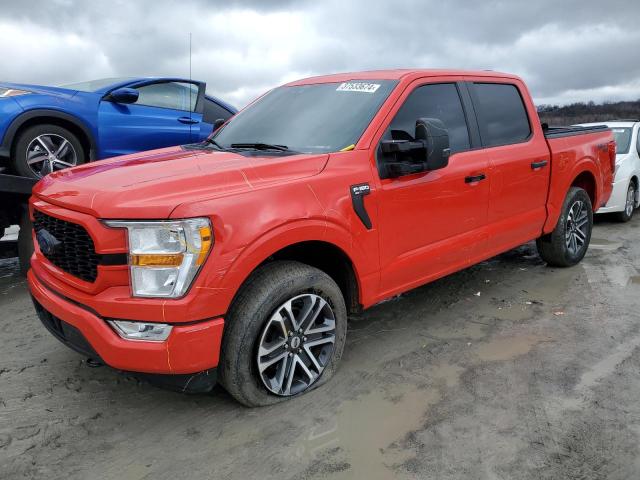 1FTFW1E80MKD64670 - 2021 FORD F150 SUPERCREW RED photo 1