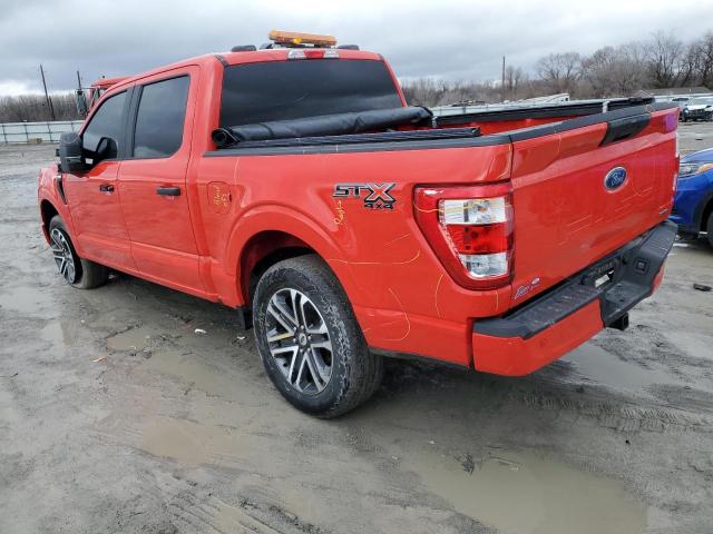 1FTFW1E80MKD64670 - 2021 FORD F150 SUPERCREW RED photo 2