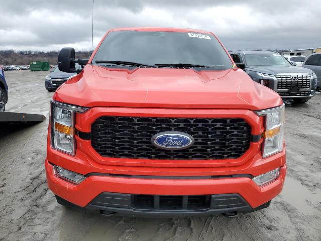 1FTFW1E80MKD64670 - 2021 FORD F150 SUPERCREW RED photo 5