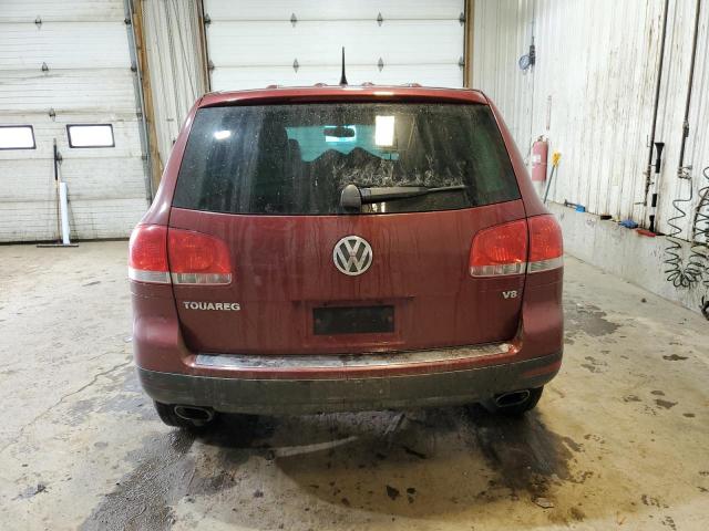 WVGZM77L66D023414 - 2006 VOLKSWAGEN TOUAREG 4.2 RED photo 6