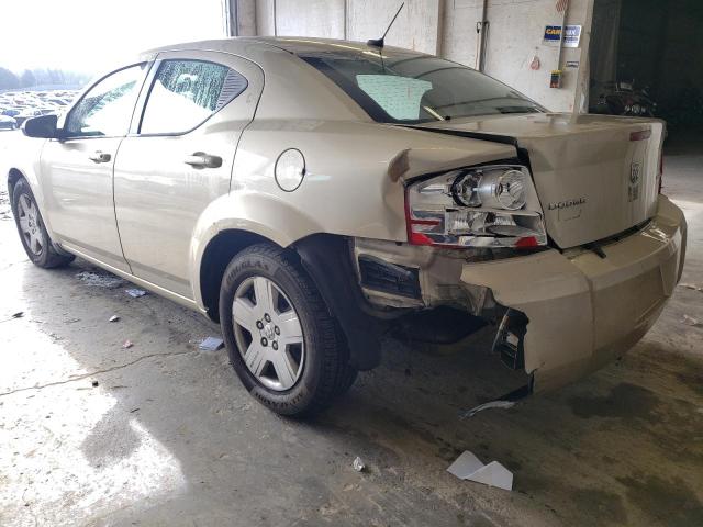 1B3CC4FB3AN150193 - 2010 DODGE AVENGER SXT GOLD photo 2