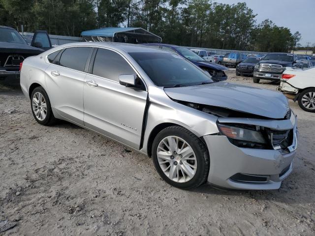 2G11X5SL7E9264844 - 2014 CHEVROLET IMPALA LS SILVER photo 4