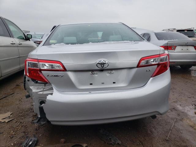 4T4BF1FK1DR316996 - 2013 TOYOTA CAMRY L SILVER photo 6