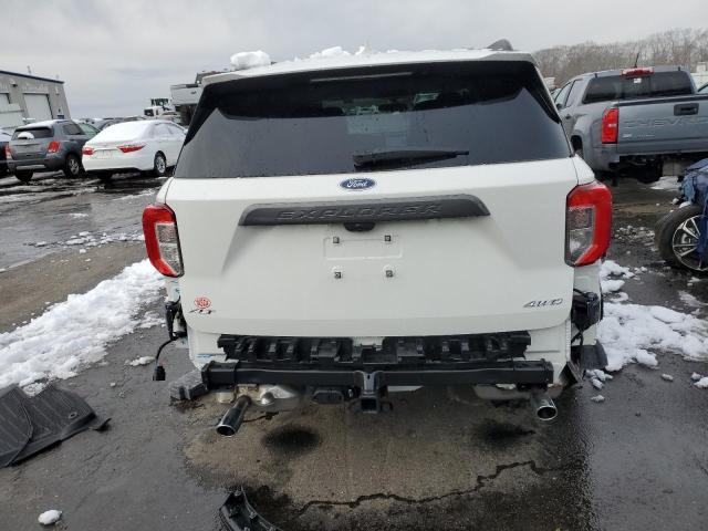 1FMSK8DH5PGB78484 - 2023 FORD EXPLORER XLT WHITE photo 6