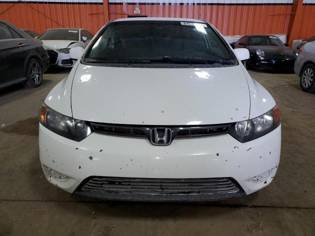 2HGFG12678H004973 - 2008 HONDA CIVIC LX WHITE photo 5