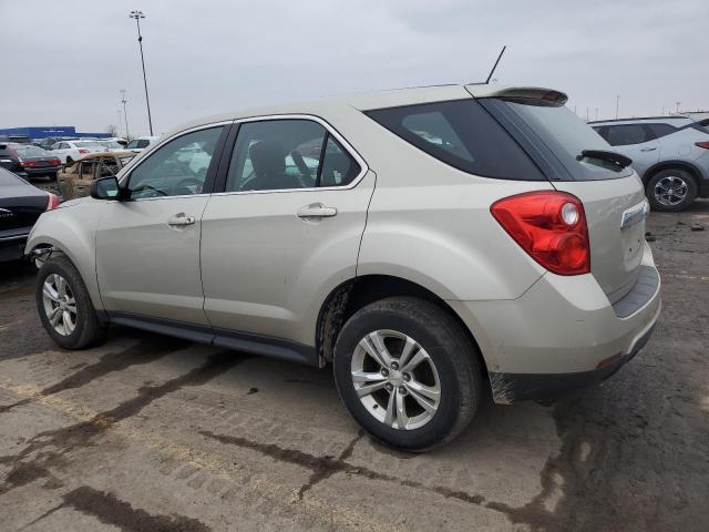 2GNALAEK1F6390237 - 2015 CHEVROLET EQUINOX LS BEIGE photo 2