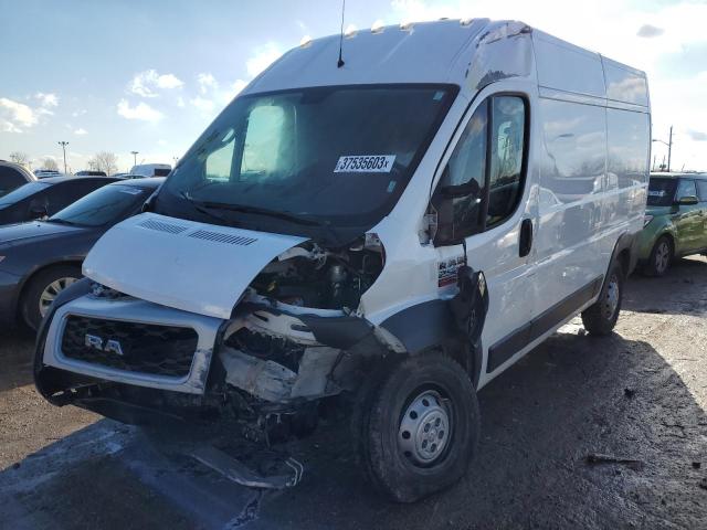 3C6TRVCG6KE526868 - 2019 RAM PROMASTER 2500 HIGH أبيض صورة 1