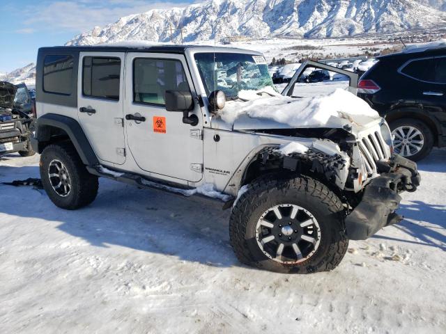 1J4GA39188L619023 - 2008 JEEP WRANGLER U X SILVER photo 4