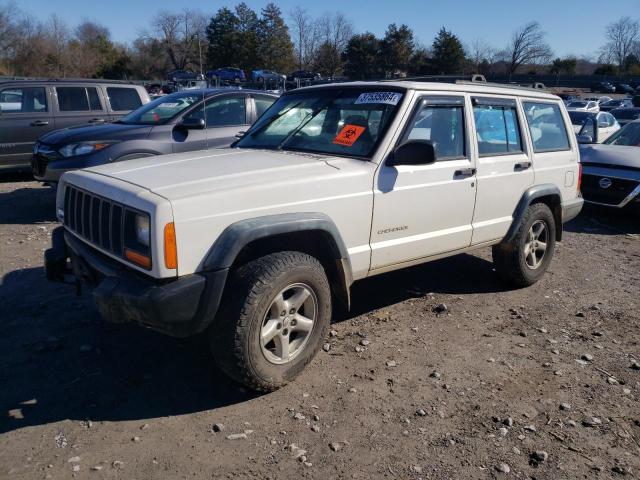 1J4FN28S61L627793 - 2001 JEEP CHEROKEE SE WHITE photo 1