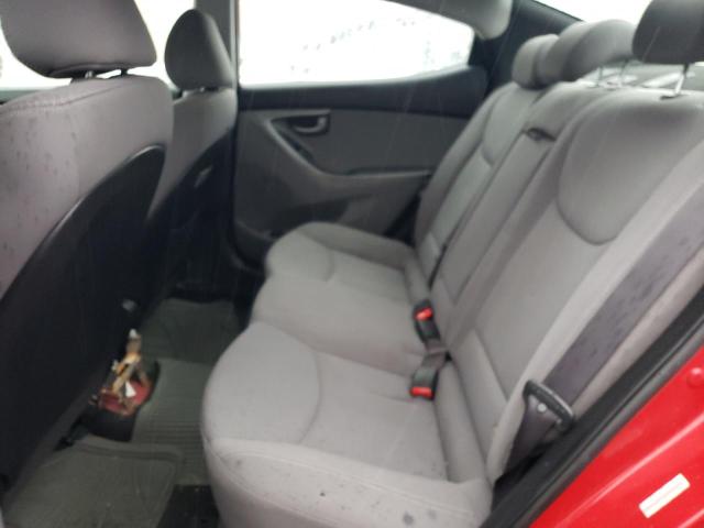 KMHDH4AE1FU332974 - 2015 HYUNDAI ELANTRA SE RED photo 10