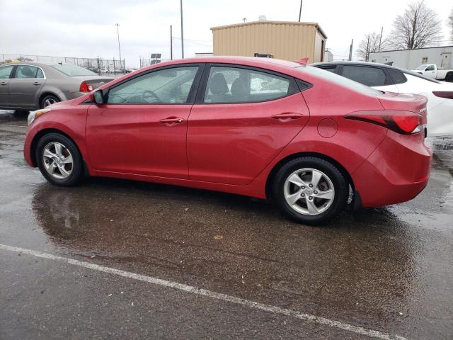 KMHDH4AE1FU332974 - 2015 HYUNDAI ELANTRA SE RED photo 2