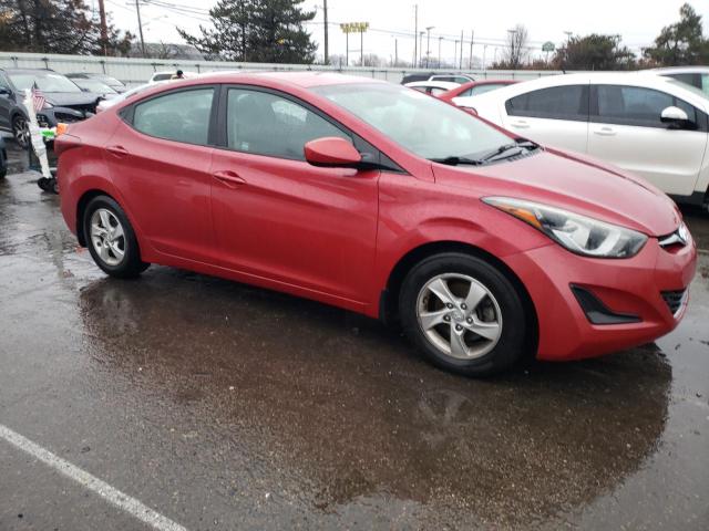 KMHDH4AE1FU332974 - 2015 HYUNDAI ELANTRA SE RED photo 4