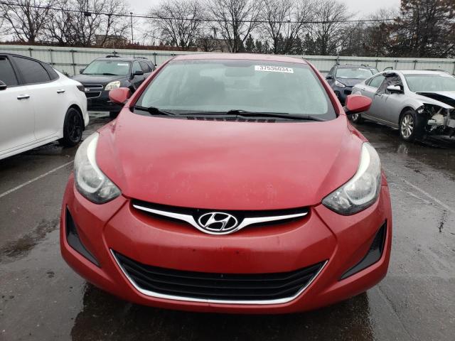 KMHDH4AE1FU332974 - 2015 HYUNDAI ELANTRA SE RED photo 5