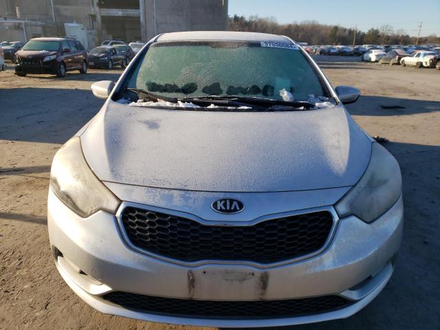 KNAFX4A86E5109460 - 2014 KIA FORTE EX SILVER photo 5