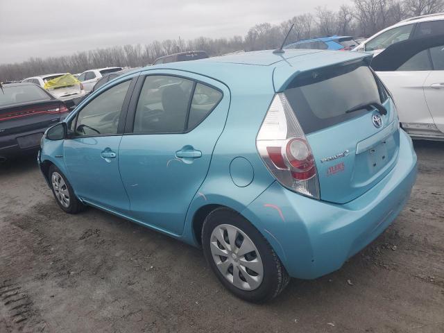 JTDKDTB34D1055380 - 2013 TOYOTA PRIUS C BLUE photo 2