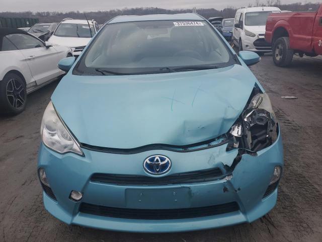 JTDKDTB34D1055380 - 2013 TOYOTA PRIUS C BLUE photo 5