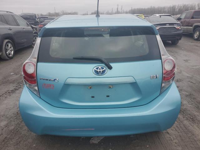 JTDKDTB34D1055380 - 2013 TOYOTA PRIUS C BLUE photo 6