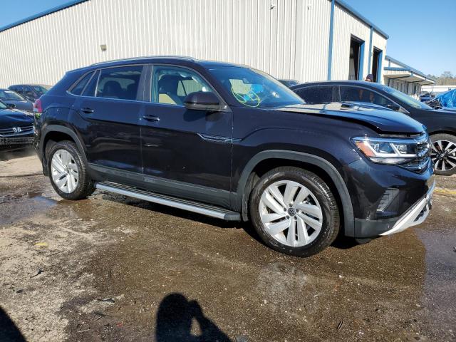 1V2JE2CA9NC209604 - 2022 VOLKSWAGEN ATLAS CROS SE Черный фото 4