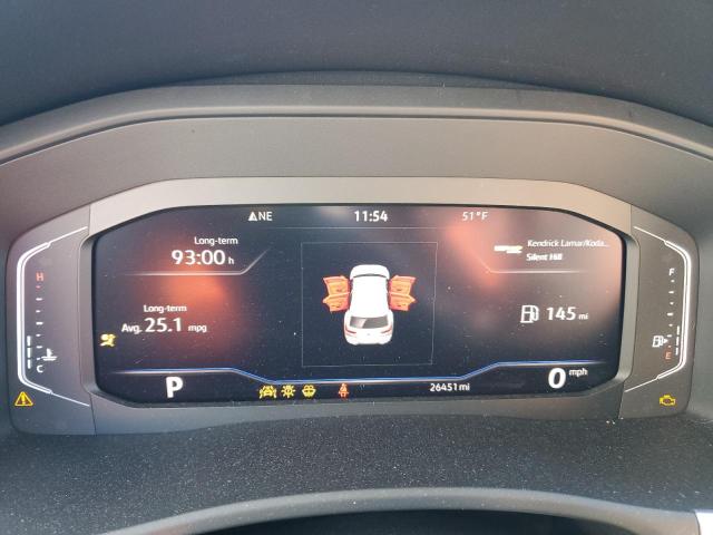 1V2JE2CA9NC209604 - 2022 VOLKSWAGEN ATLAS CROS SE Черный фото 9