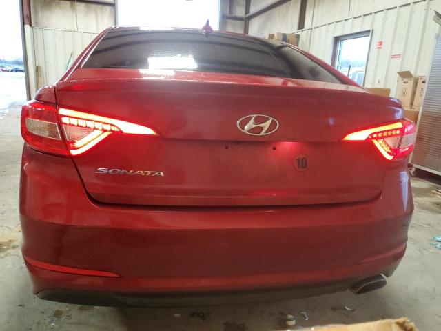 5NPE24AF2GH276655 - 2016 HYUNDAI SONATA SE MAROON photo 6